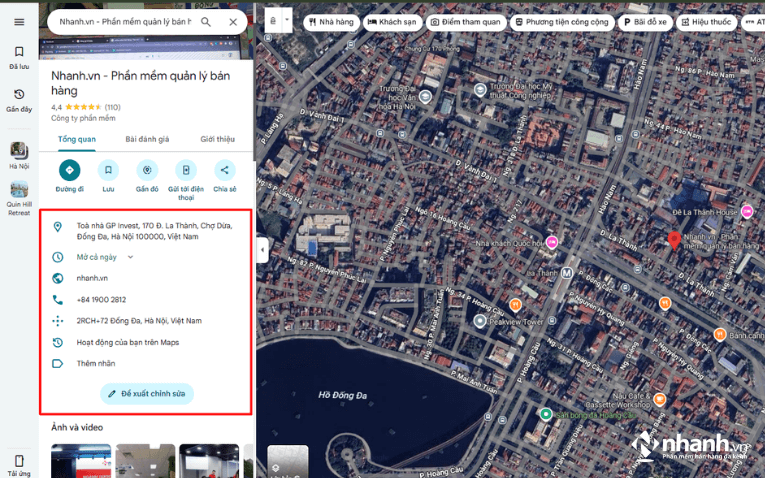 Tăng độ hiển thị trên Google Maps