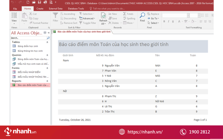 Tạo báo cáo (Reports) để theo dõi kết quả kinh doanh