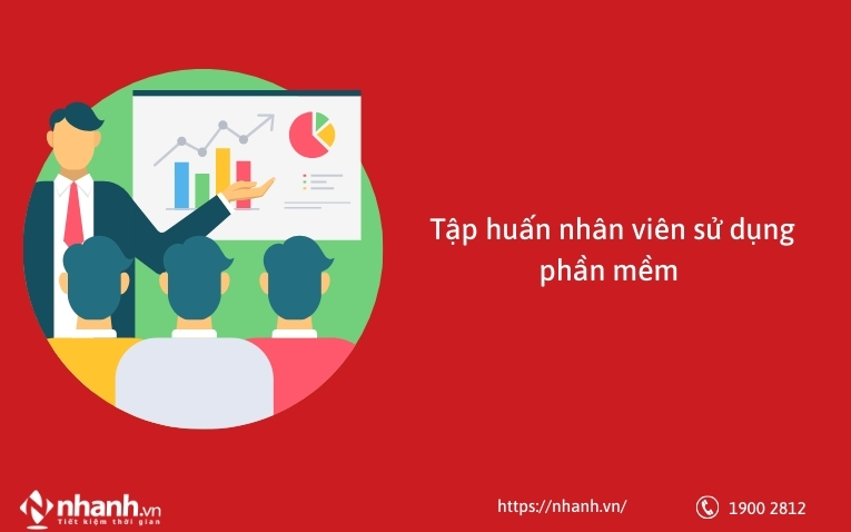Tập huấn nhân viên sử dụng phần mềm