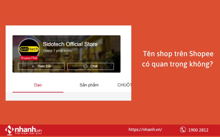 Tên shop trên Shopee có quan trọng không?