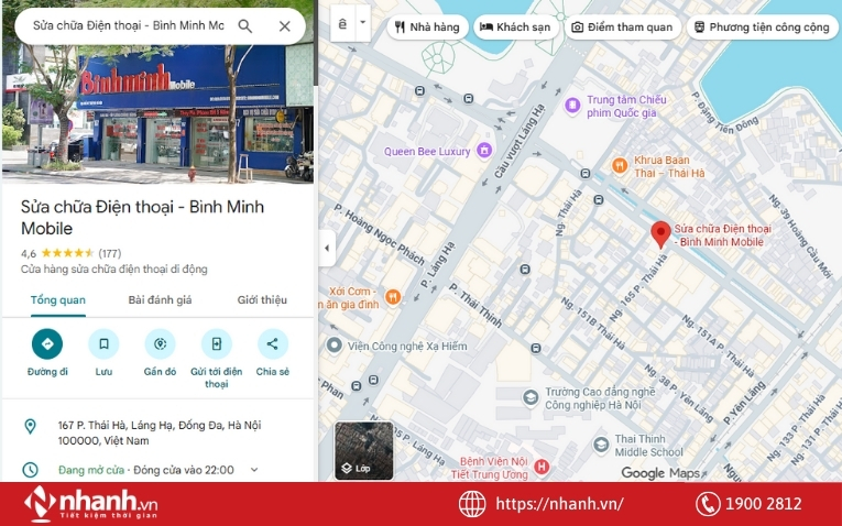 Thêm địa chỉ doanh nghiệp trên Google Maps