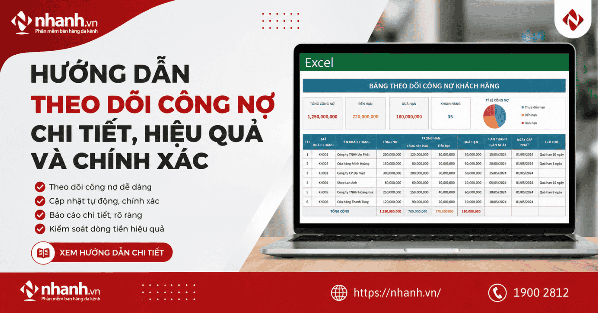Hướng dẫn theo dõi công nợ chi tiết, hiệu quả và chính xác