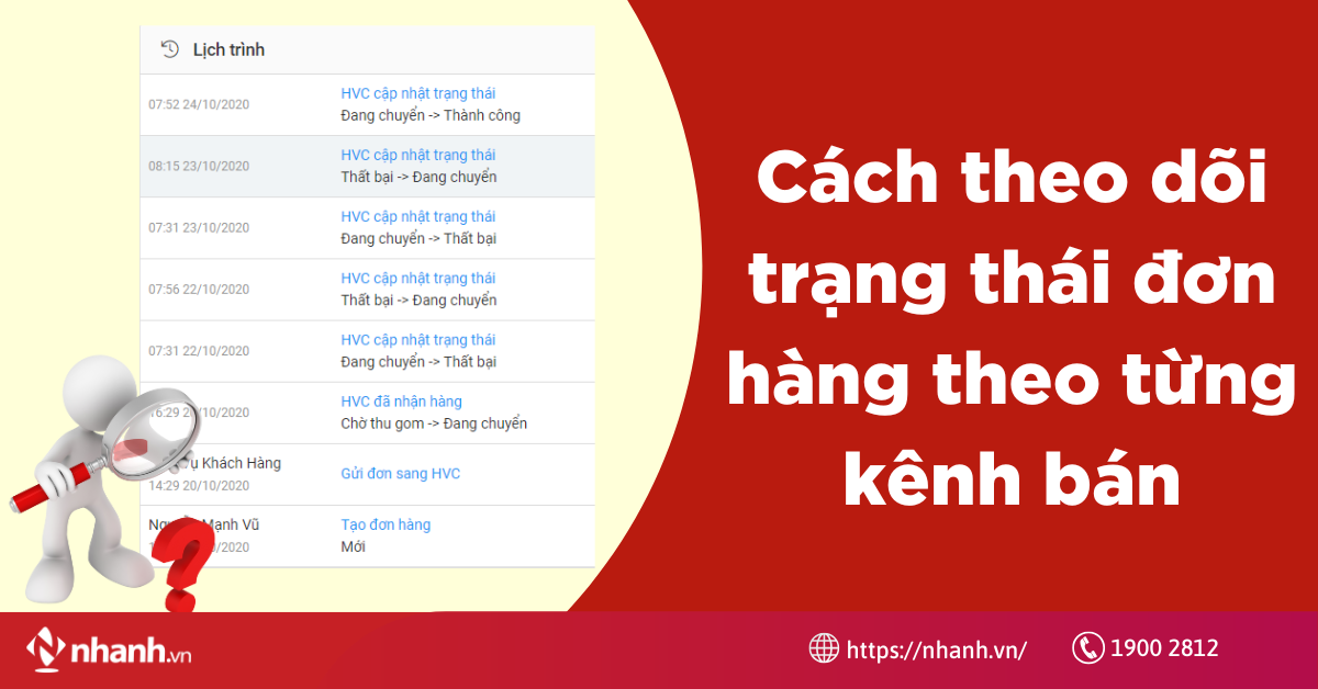 Cách theo dõi trạng thái đơn hàng theo từng kênh bán