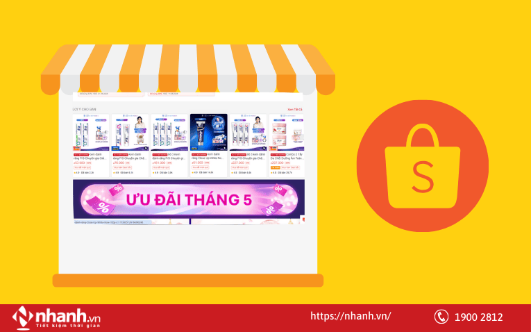 Thiết lập gian hàng trong Kênh Người Bán