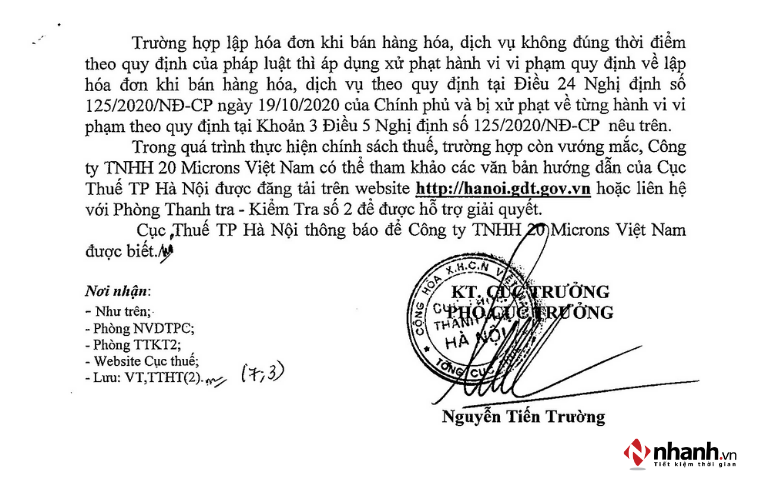 Thời điểm xuất hóa đơn GTGT đối với hàng xuất khẩu