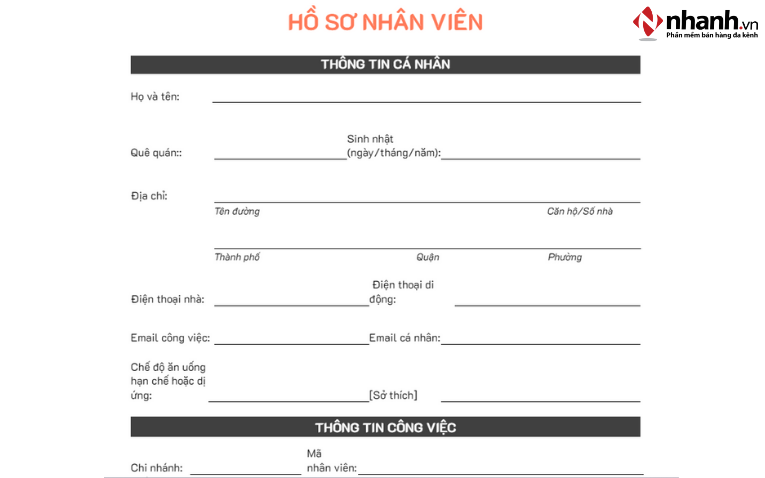 Thông tin nhân viên