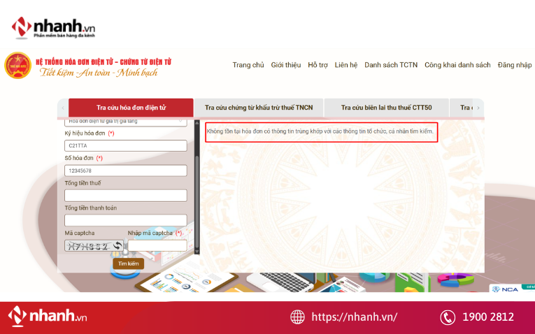 Tìm kiếm hóa đơn