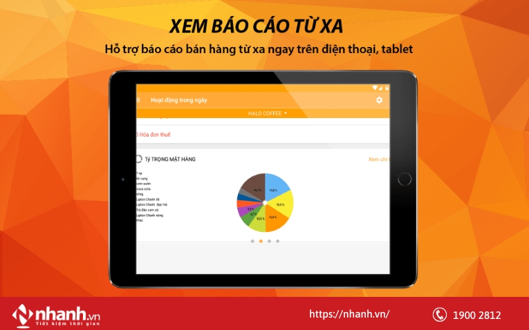 Tính năng xem báo cáo từ xa của phần mềm POSapp
