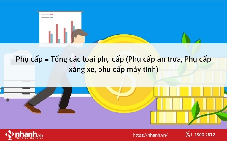 Tính phụ cấp trên Excel