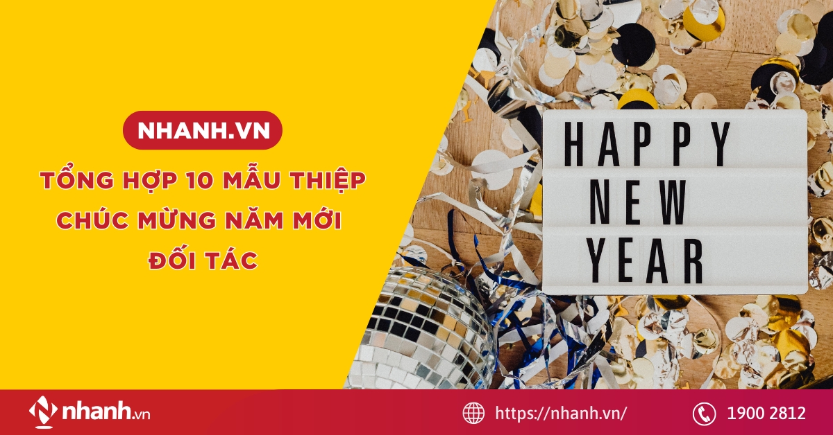 Tổng hợp 10 mẫu thiệp chúc mừng năm mới đối tác 2026