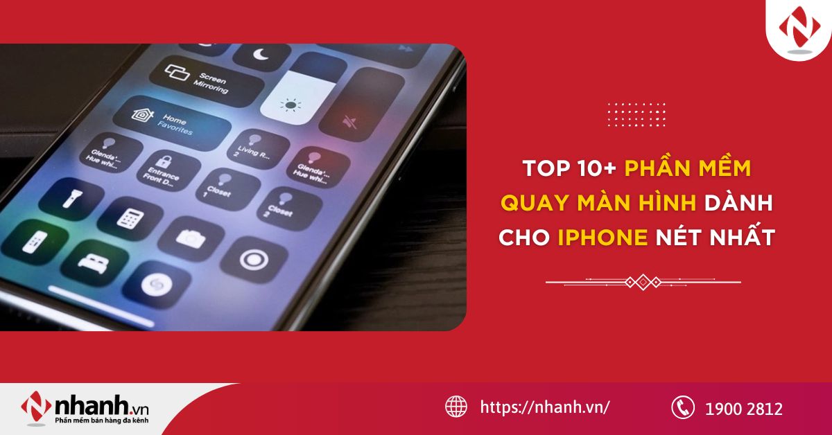 Top 10+ phần mềm quay màn hình dành cho Iphone nét nhất