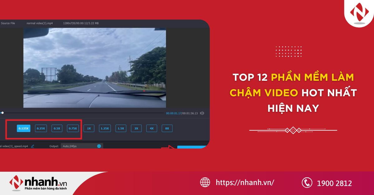 Top 12 phần mềm làm chậm video hot nhất hiện nay