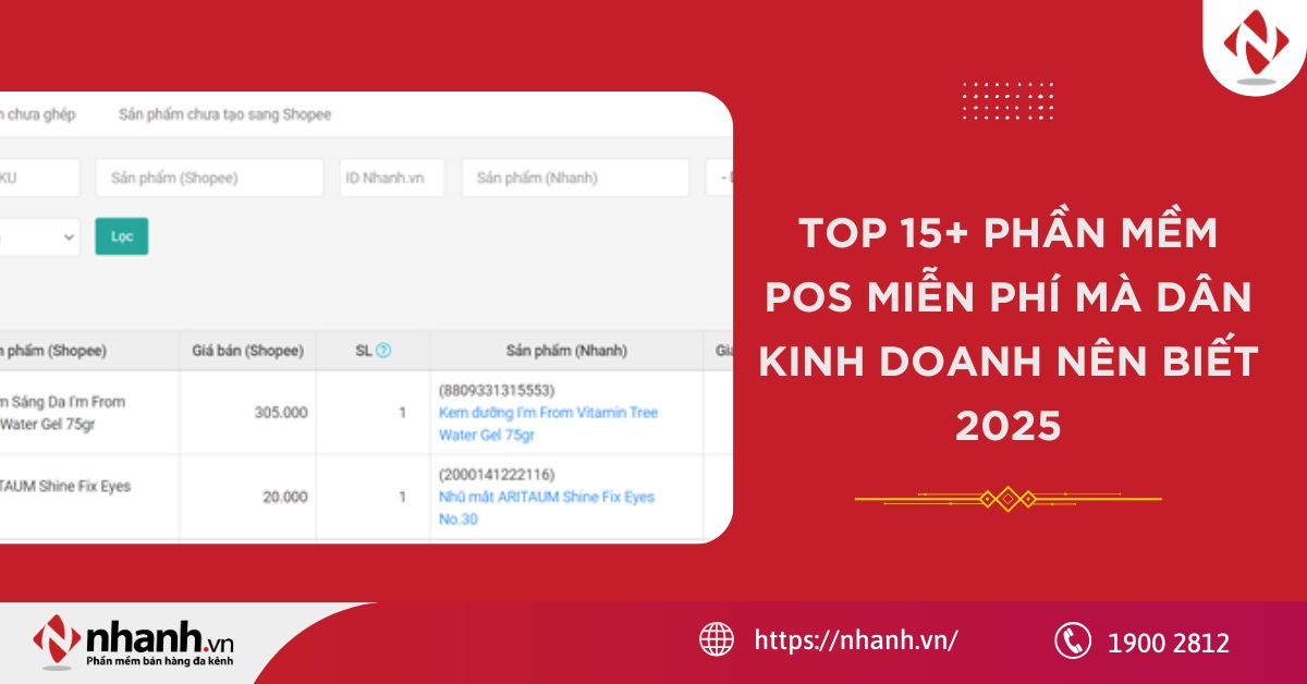 Top 15+ phần mềm POS miễn phí mà dân kinh doanh nên biết 2025