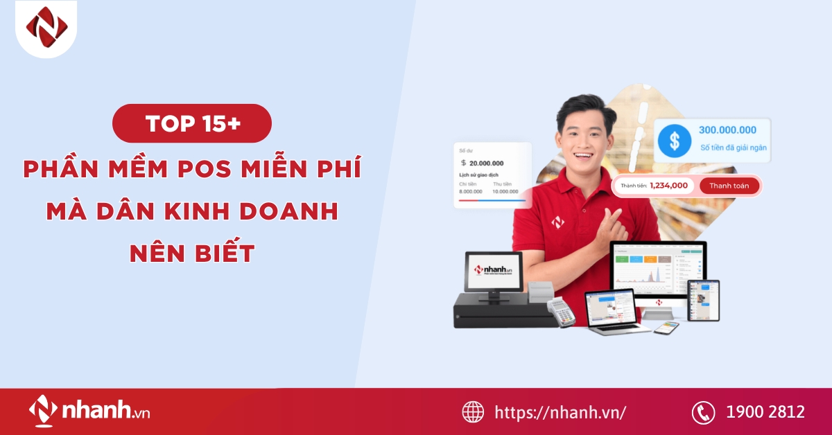 Top 15+ phần mềm POS miễn phí mà dân kinh doanh nên biết 2026