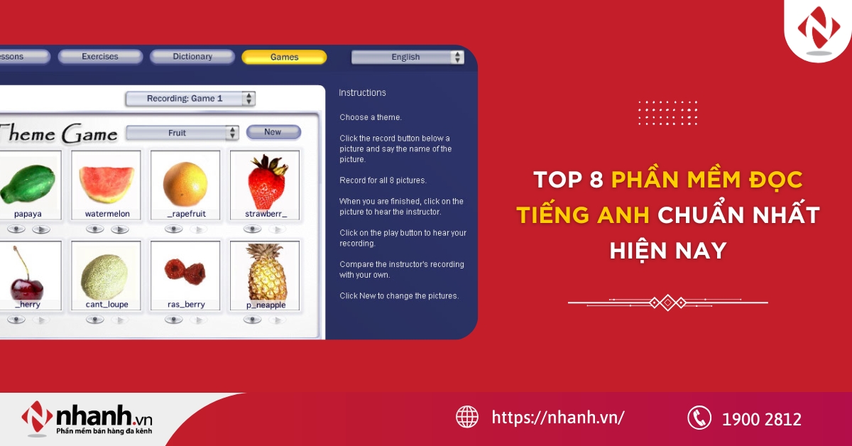 Top 8 phần mềm đọc Tiếng Anh chuẩn nhất hiện nay