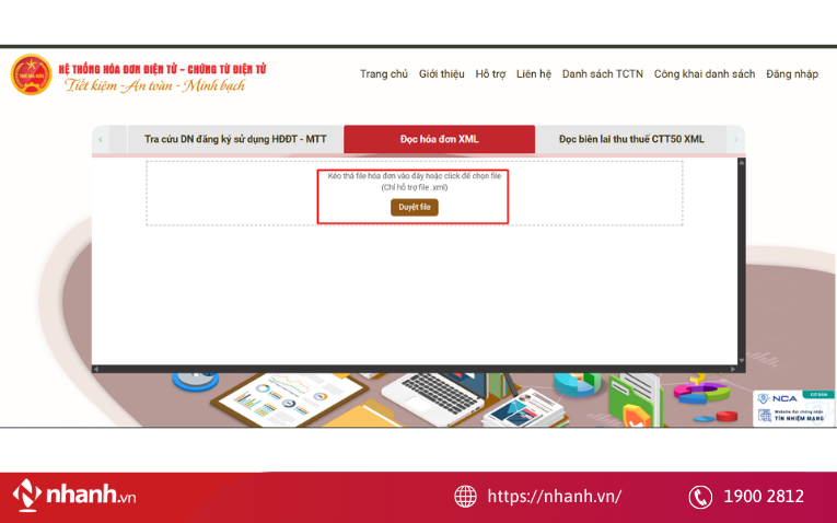 Tra cứu file XML hóa đơn điện tử trên Tổng cục Thuế