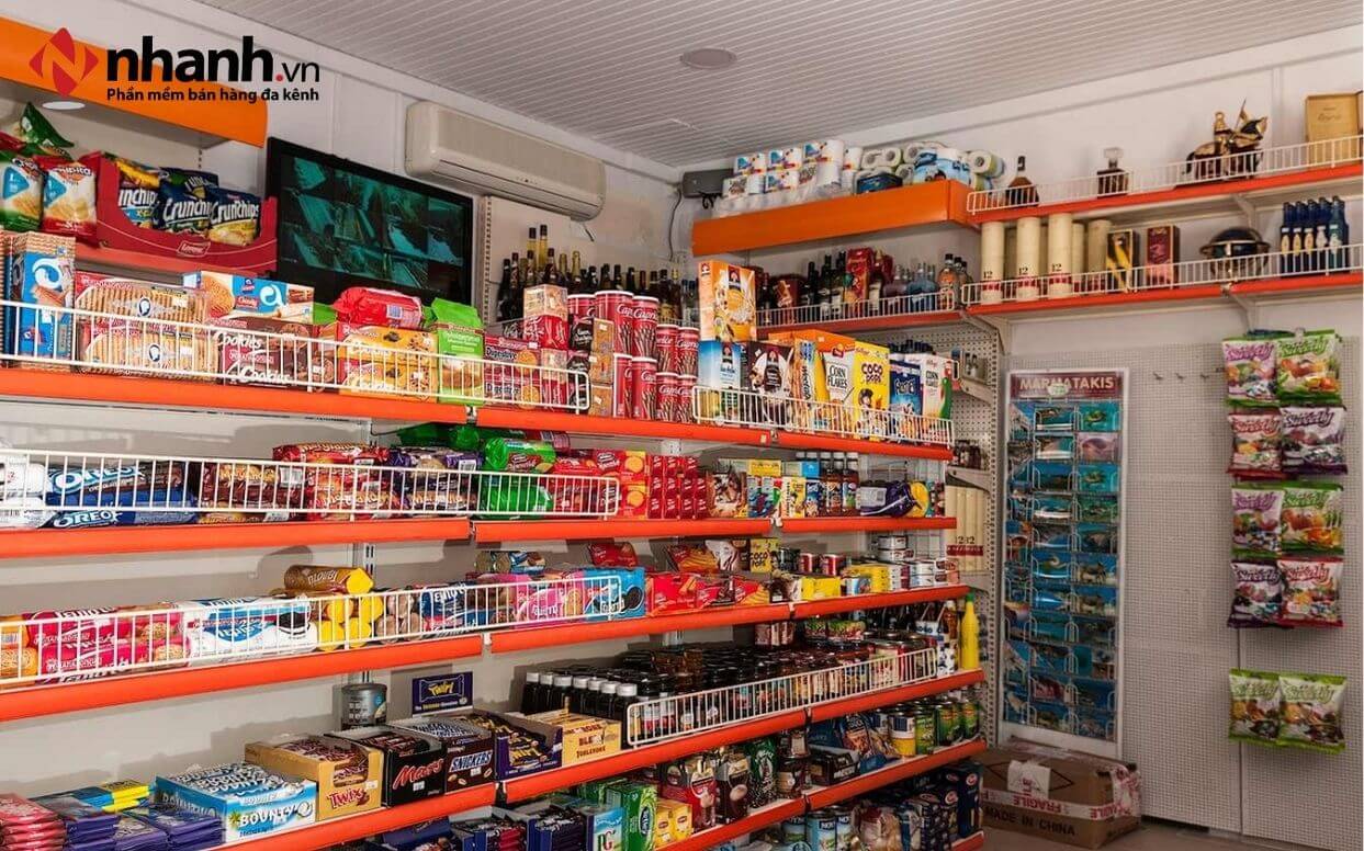 Trưng bày và sắp xếp hàng hóa