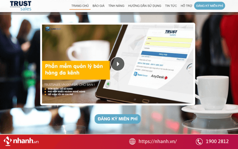 Phần mềm quản lý chuỗi cửa hàng TrustSales