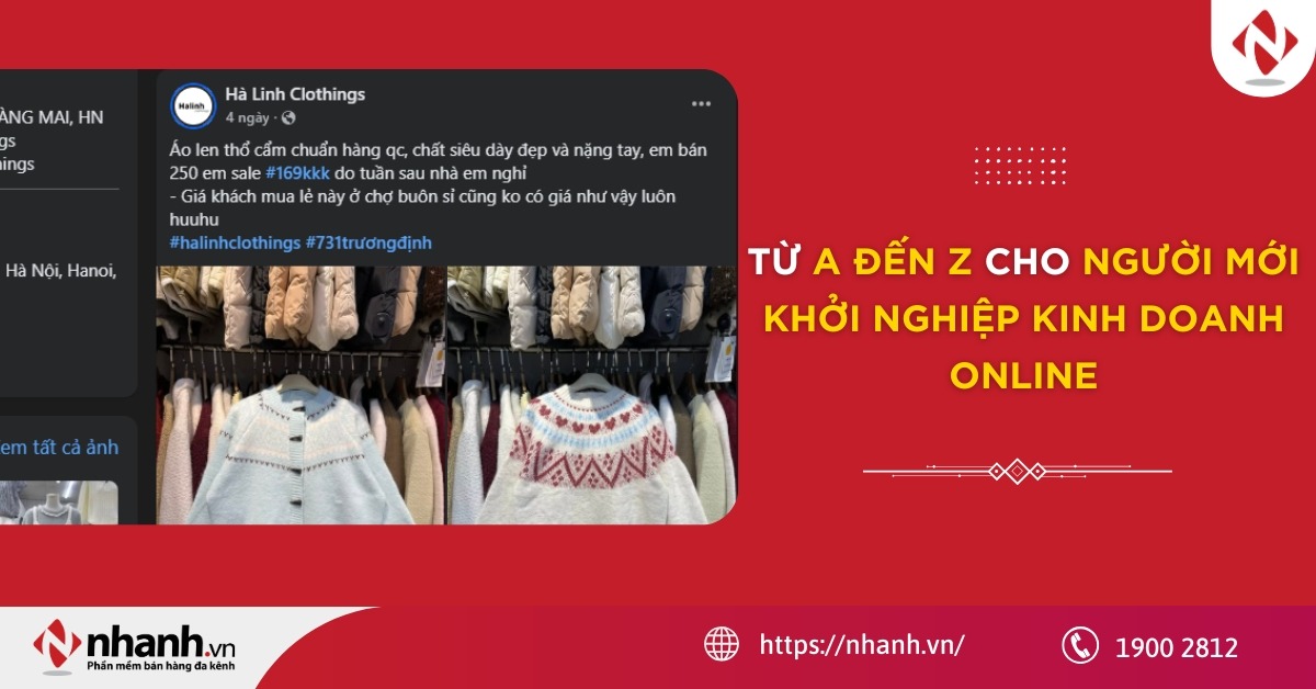 Từ A đến Z cho người mới khởi nghiệp kinh doanh online năm 2026