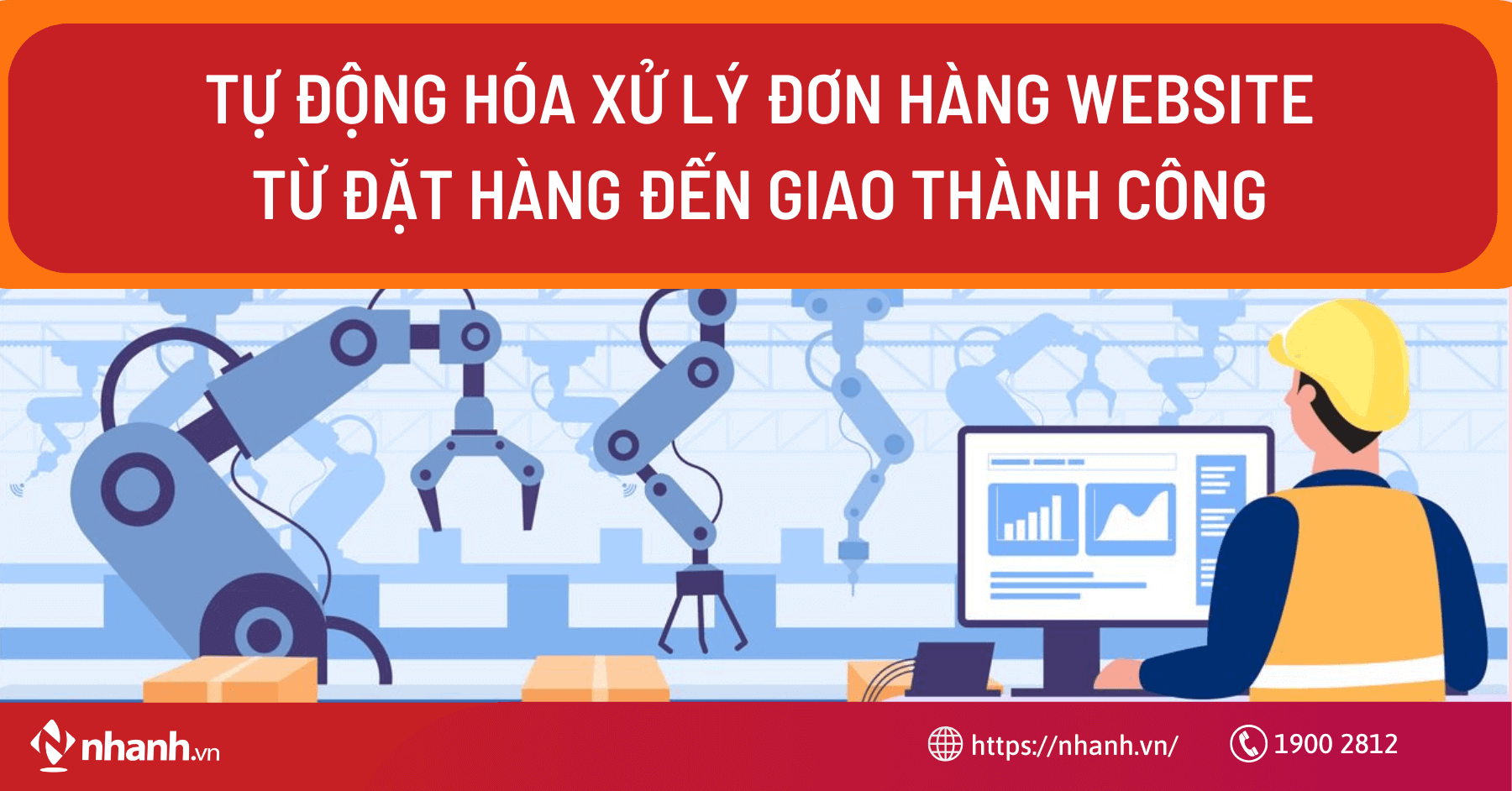 Tự động hóa xử lý đơn hàng Website - Từ đặt hàng đến giao thành công