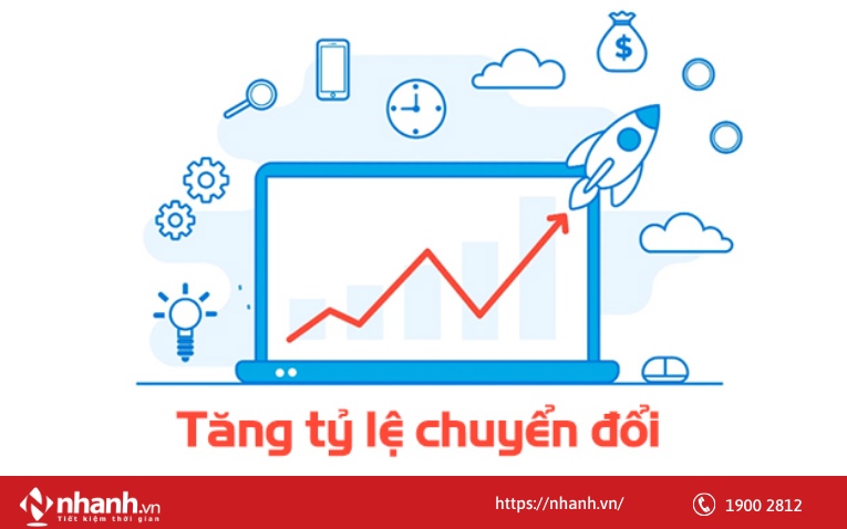 Tỷ lệ chuyển đổi là một nhân tố cần theo dõi