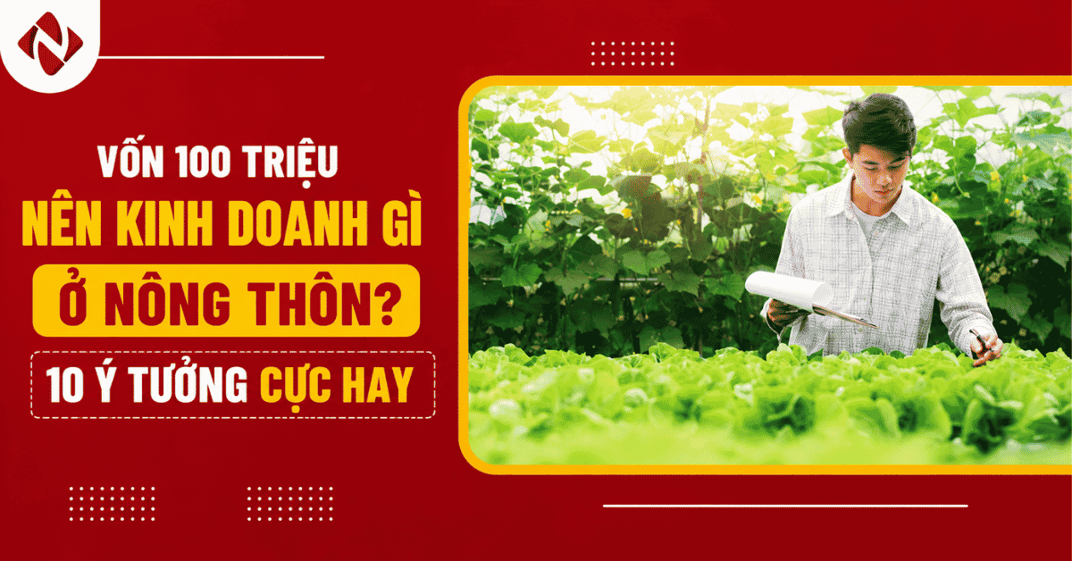 Vốn 100tr nên kinh doanh gì ở nông thôn? 10 Ý tưởng cực hay