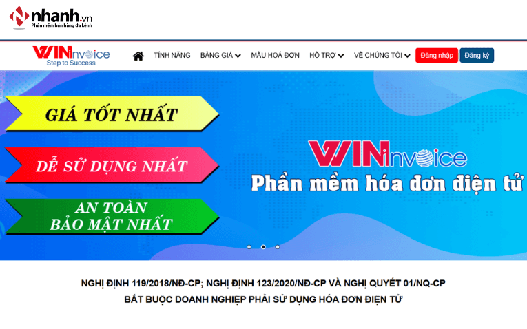 Phần mềm hóa đơn Wininvoice