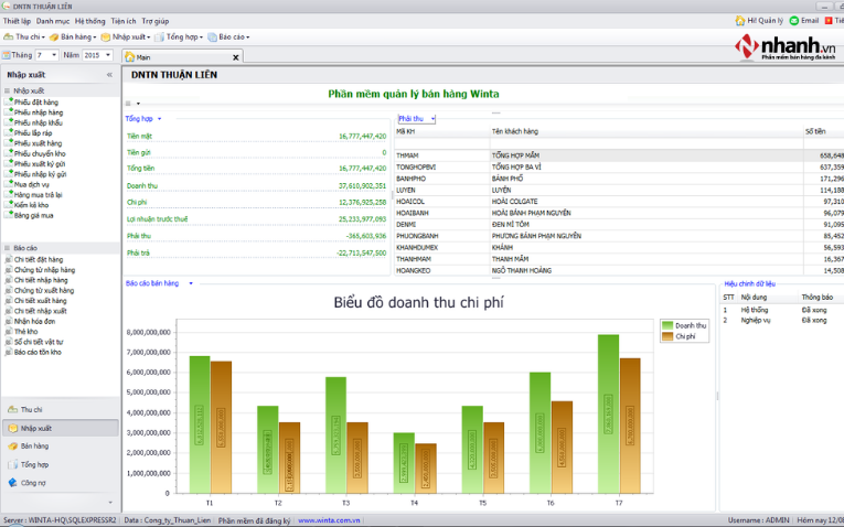 Phần mềm POS Winta Sales