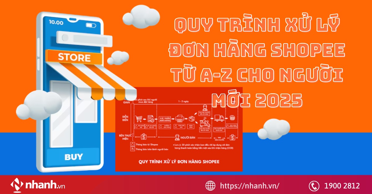 Quy trình xử lý đơn hàng Shopee từ A-Z cho người mới 2025