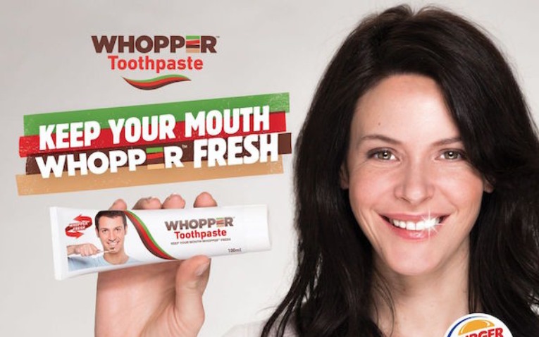 Whopper Toothpaste của Burger King