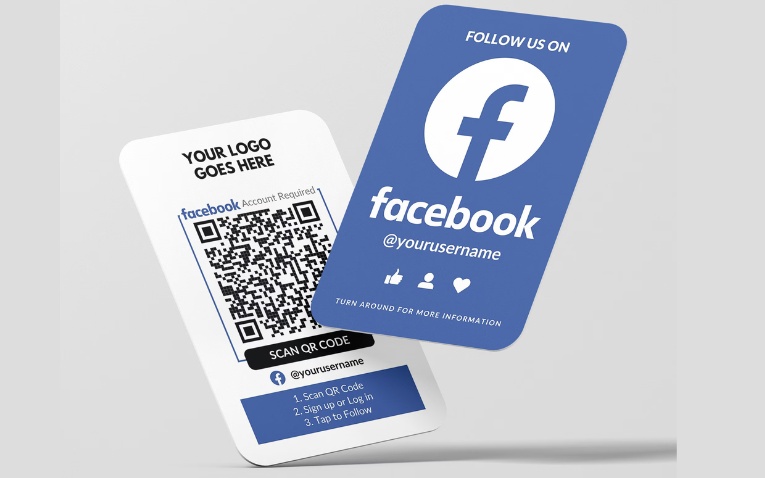 sử dụng mã QR trên các gói hàng để dẫn khách hàng đến trang Facebook hoặc Instagram