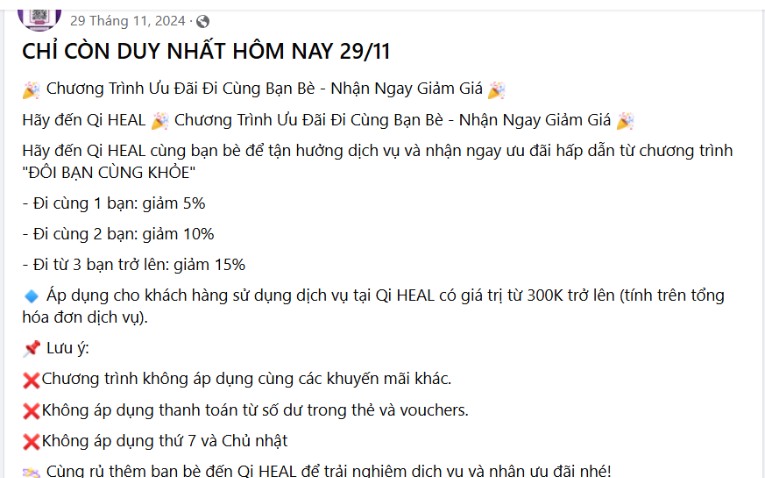 Khuyến mại nhóm – “Đi cùng bạn bè, ưu đãi nhân đôi”