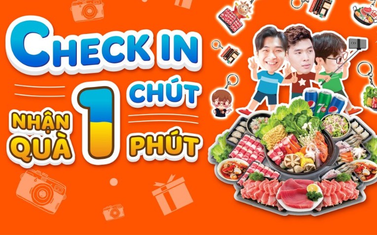 Check-in nhận thưởng – “Lan tỏa niềm vui, nhận quà hấp dẫn”