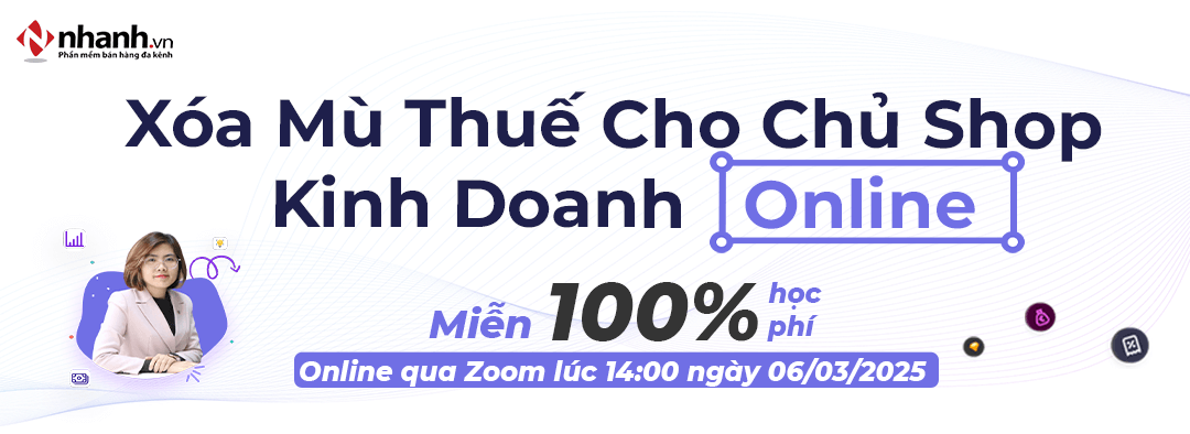 Xóa mù thuế cho chủ shop kinh doanh K16