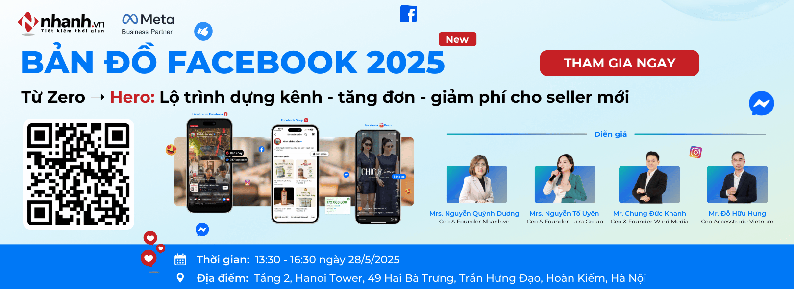 Bản đồ Facebook 2025 -mobile