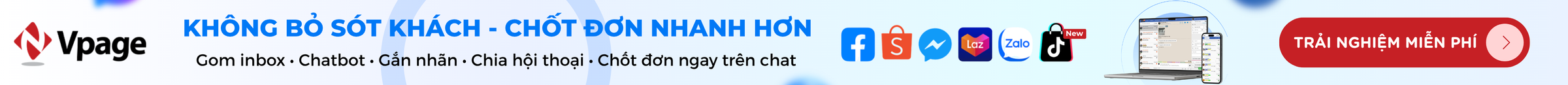 Chat đa kênh Vpage
