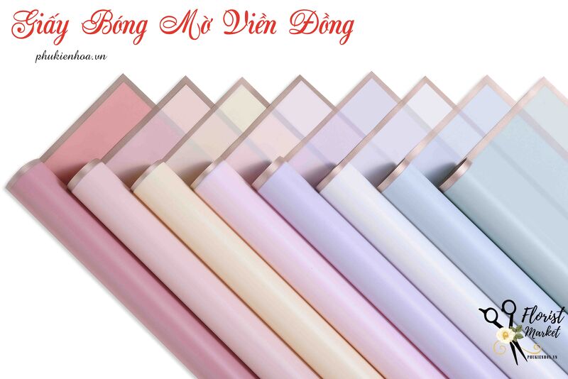 GIẤY BÓNG MỜ VIỀN ĐỒNG