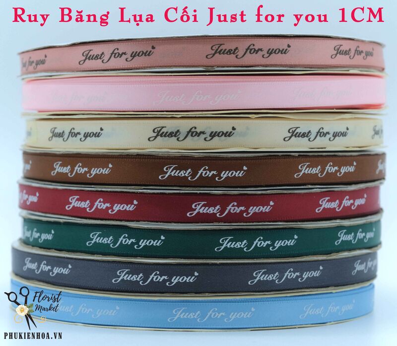 RUY BĂNG LỤA CỐI JUST4YOU 1CM