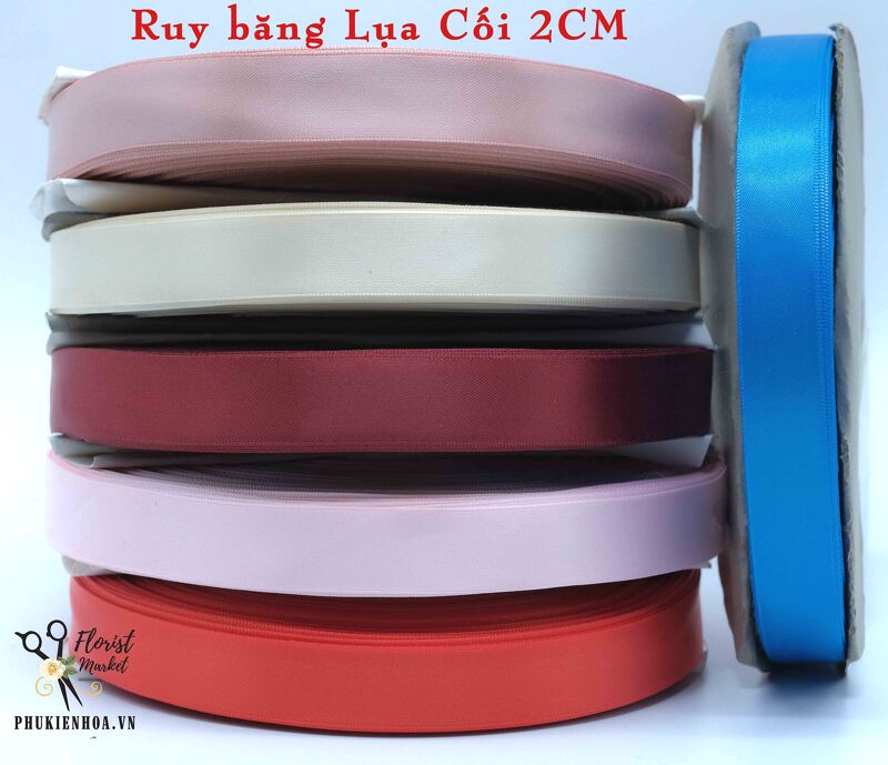 RUY BĂNG LỤA CỐI 2CM