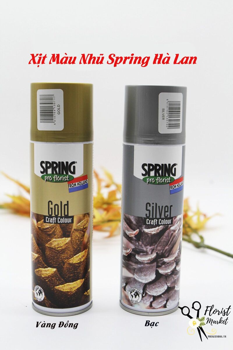 Sơn Hoa - Xịt Màu Nhũ Spring Hà Lan