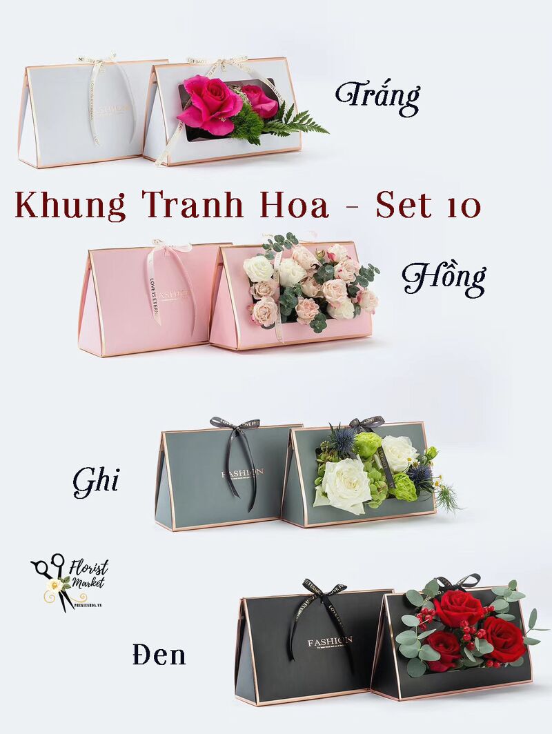 Khung Tranh Hoa Set 10