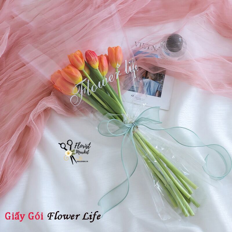 Giấy Gói Bóng Kính Flower Life