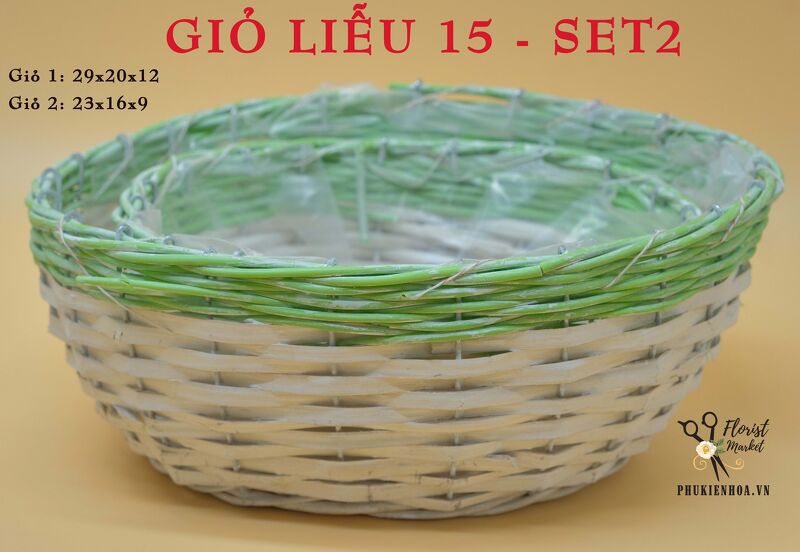 Giỏ Liễu 15 - Set2