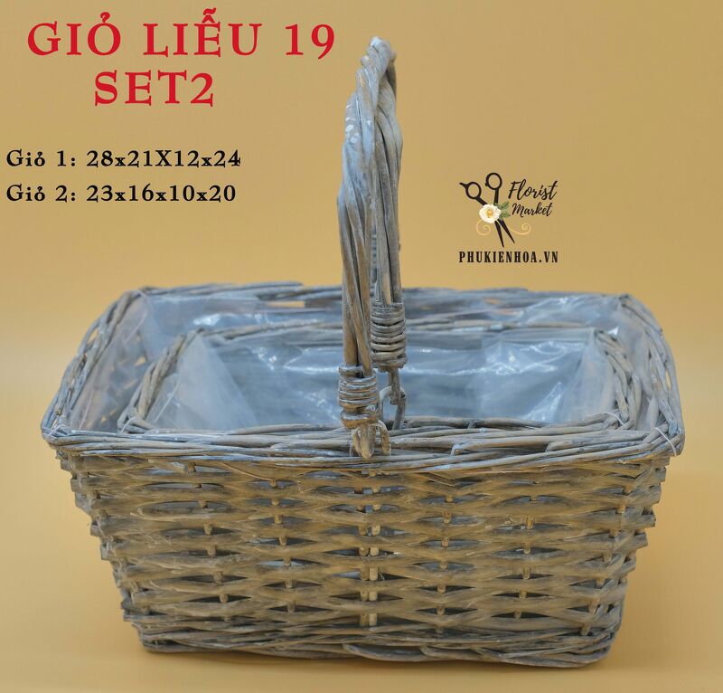 Giỏ Liễu 19 - Set2