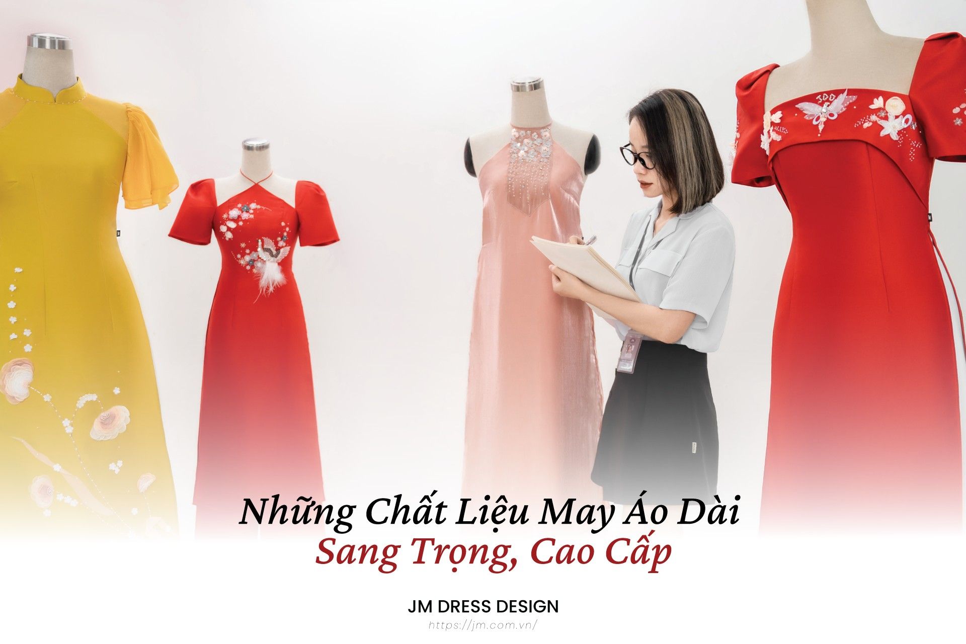 CHẤT LIỆU VẢI MAY ÁO DÀI CAO CẤP, PHỔ BIẾN NHẤT