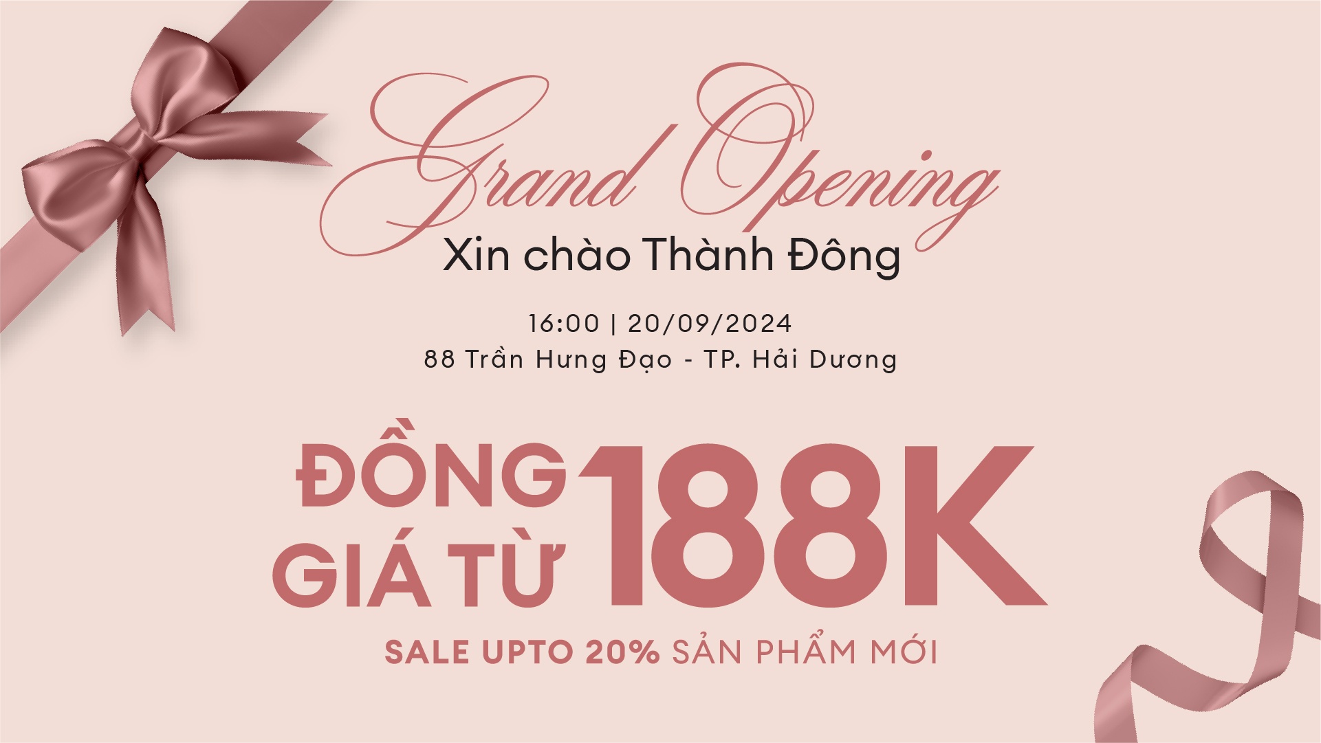 ƯU ĐÃI NGẬP TRÀN, TƯNG BỪNG KHAI TRƯƠNG JM 88 TRẦN HƯNG ĐẠO, TP HẢI DƯƠNG