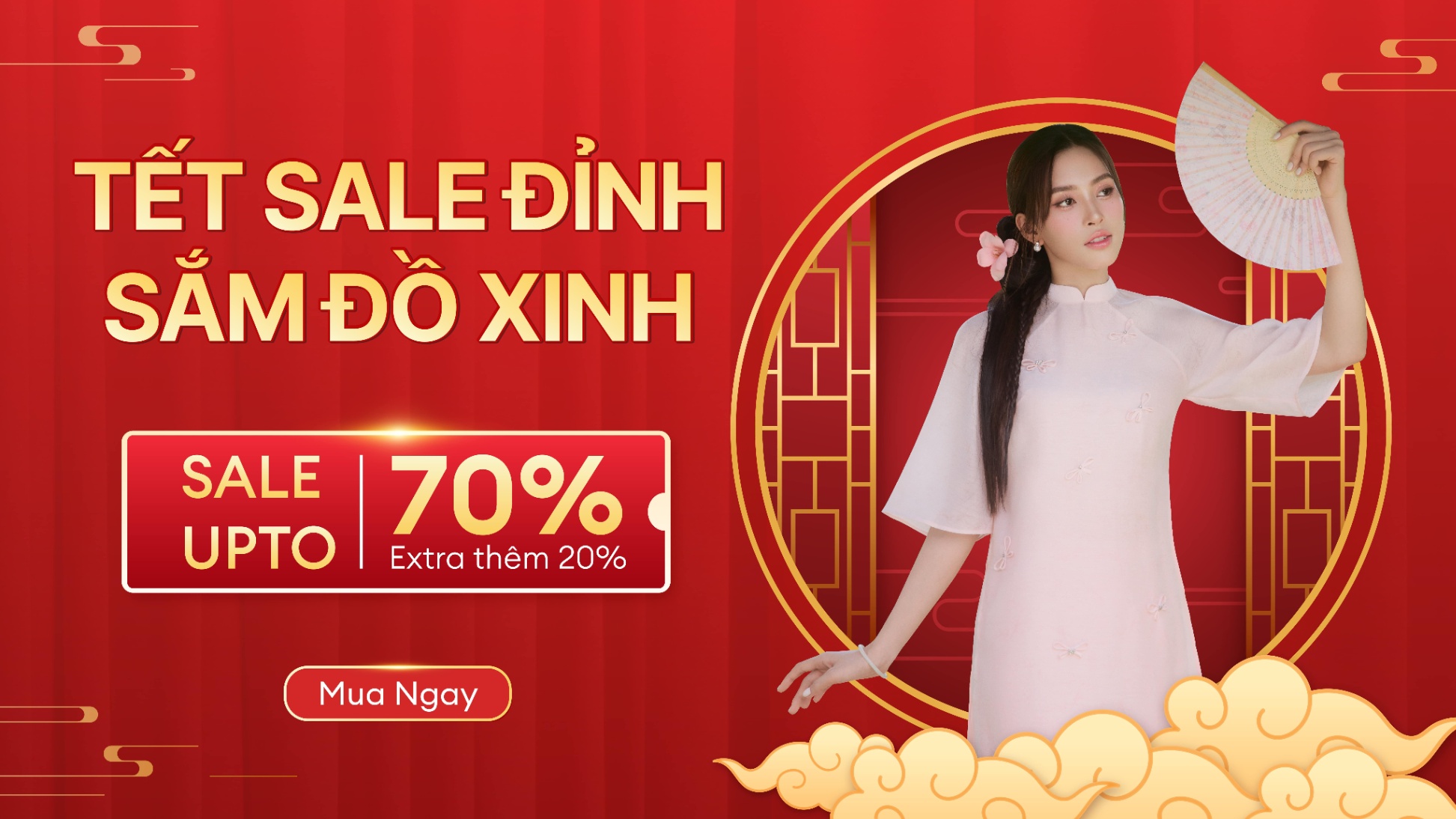 TẾT SALE ĐỈNH - SẮM ĐỒ XINH: SẬP SÀN 50% + EXTRA 20%