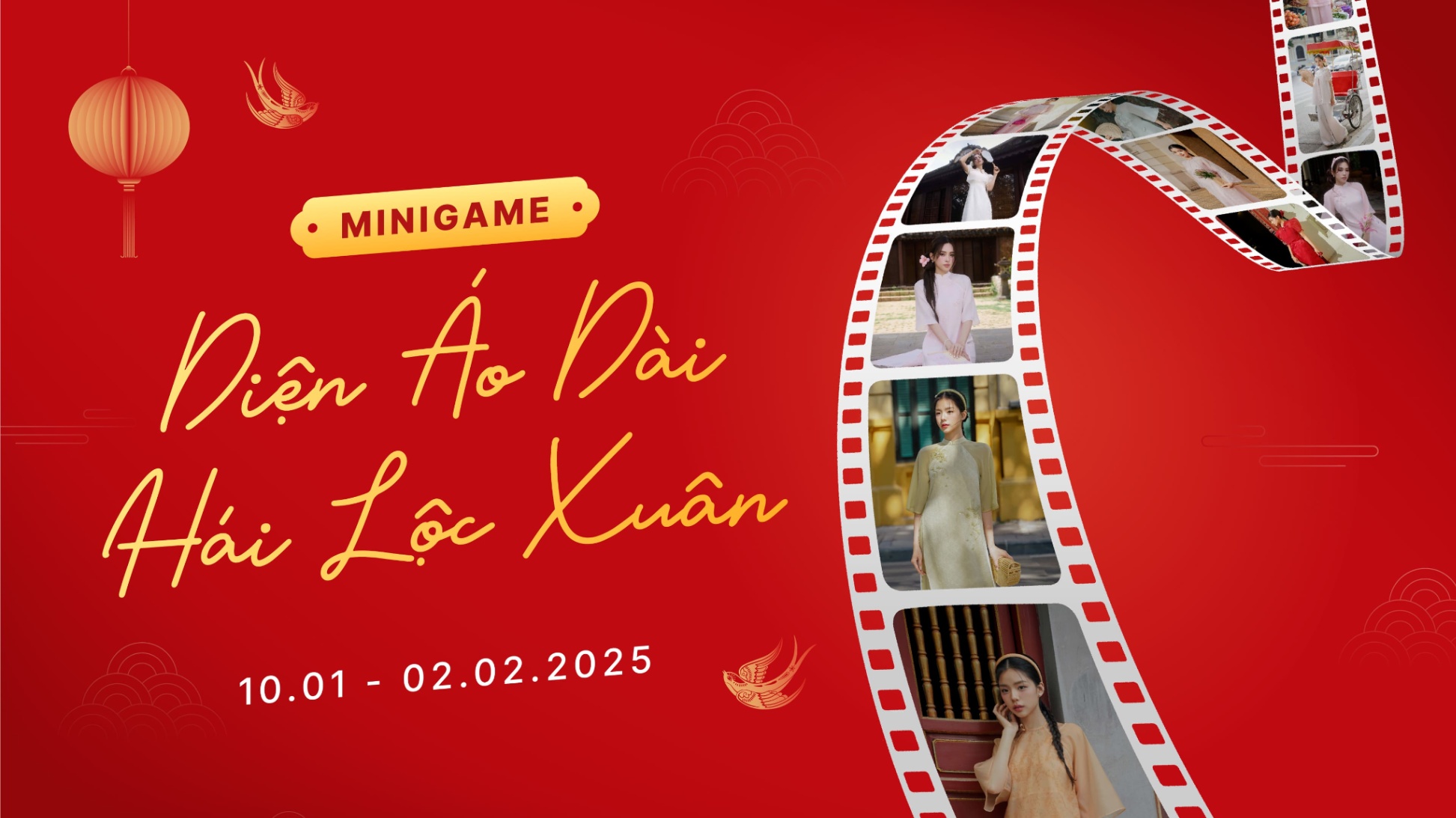 MINIGAME DIỆN ÁO DÀI - HÁI LỘC XUÂN CHƠI NGAY TRÚNG LỚN