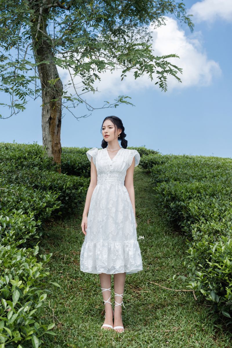 Đầm trắng dự tiệc sang trọng Nahouse váy đi đám cưới đi chơi sinh nhật dáng  dài xẻ tà thiết kế đẹp xinh xịn sang trọng | Shopee Việt Nam