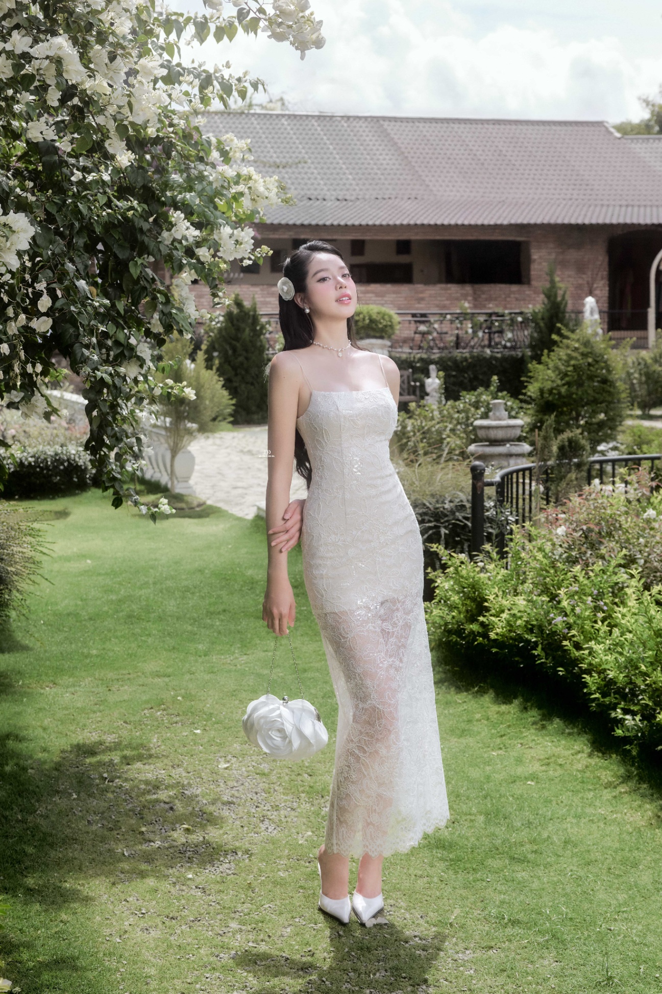 Đầm ren 2 dây